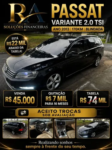 Volkswagen Passat Variant Turbo 2.0 FSI Tiptron. 5P 2013
