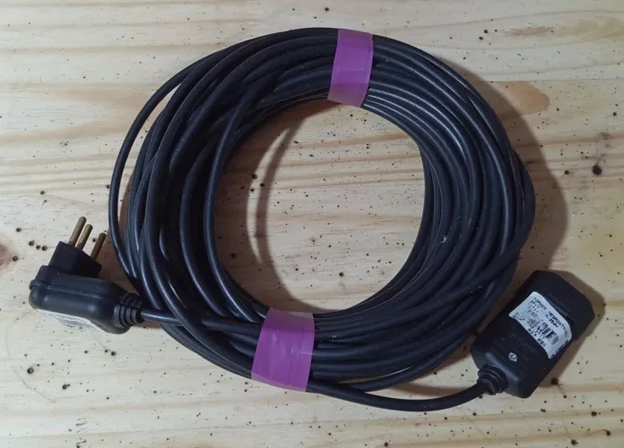 EXTENSÃO ELÉTRICA 20M CABO PP FIO 2X1