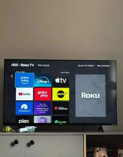 Smart tv 42 Full HD Modelo Novo Borda Infinita Faço entrega aceito cartão