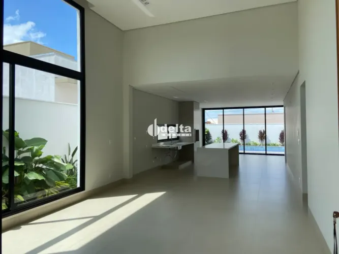Casa com 3 quartos suítes disponível para venda no Condomínio Splêndido em Uberlândia-MG.