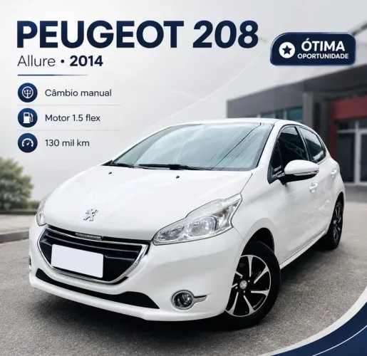 Peugeot 208 Allure 1.5 Flex 8V 5P 2014