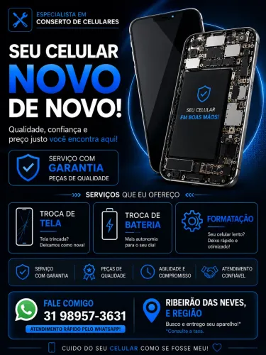 CONSERTO CELULARES E COMPUTADORES