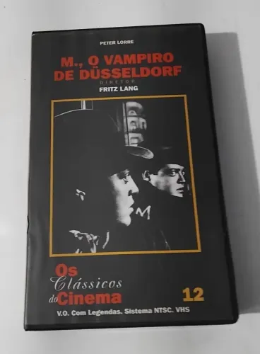 FITA VHS "M, O VAMPIRO DE DÜSSELDORF" (1931), de Fritz Lang, versão da Altaya!