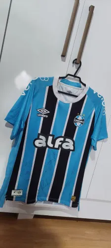Camisa do Grêmio modelo jogador 2025 assinada (aceito ofertas)