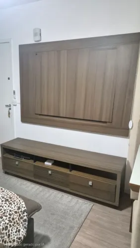 Painel de TV e rack