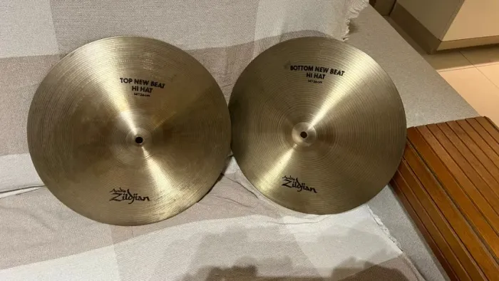PRATO HI HAT ZILDJAN NEW BEAT 14! A SÉRIE MAIS USADA DOS GRANDES BATERAS