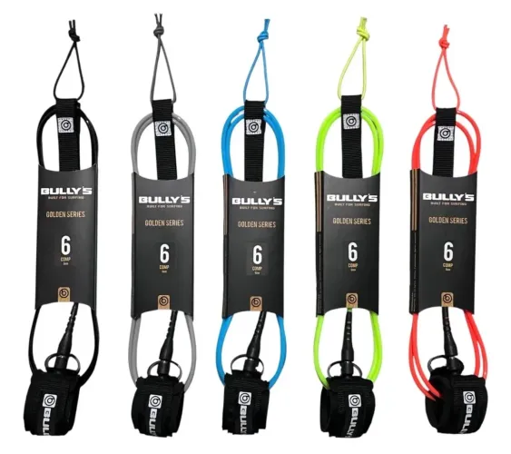 Cordinha leash strep da bullys para surf