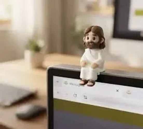 Mini jesus sentado 2 unidades