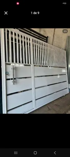 PORTÃO DE ALUMINIO E GALVANIZADO!!