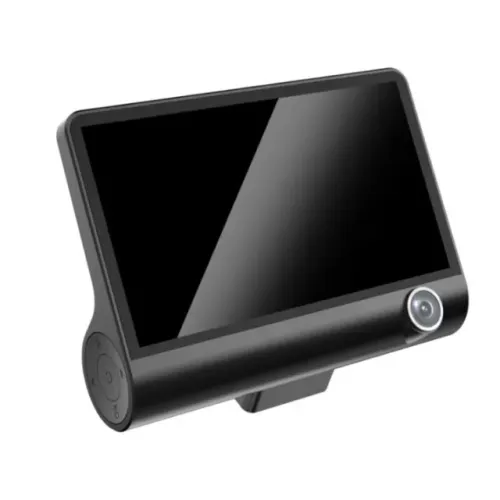 Câmera de Painel de Carro 4 Polegadas com Tela 3 Visões Completas Loop Visão Noturna VPL-3