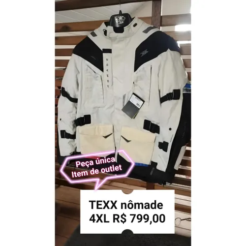Jaqueta TEXX nômade outlet texx