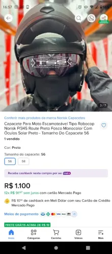 Capacete Zerado !