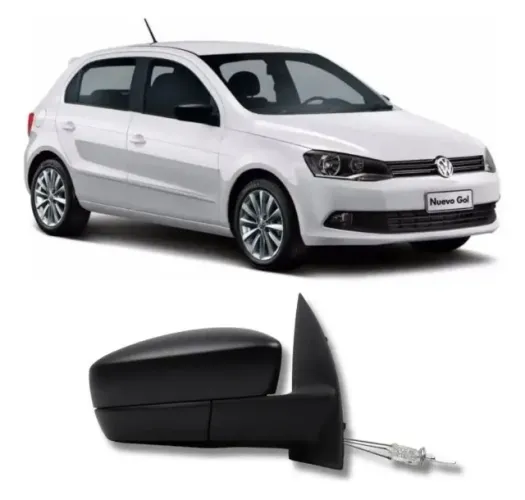 Retrovisor manual completo gol g6 2013 2016 voyage e saveiro