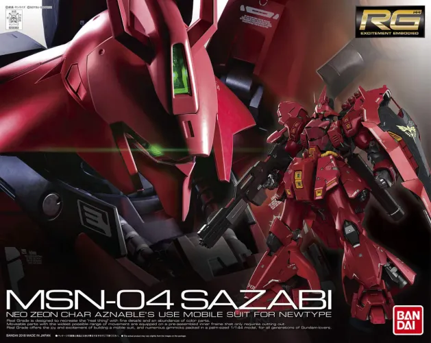 Sazabi Gundam RG real grade