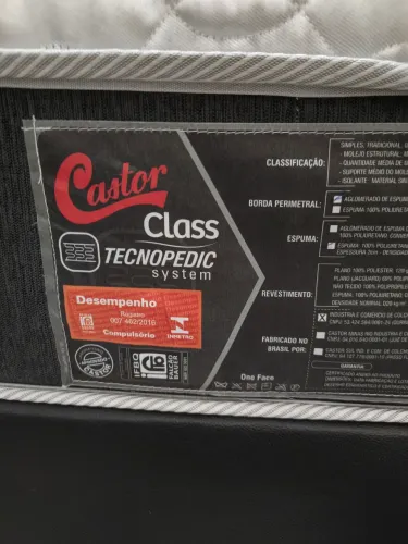 Cama box Castor solteiro 100x200