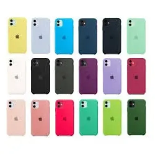 Capa Case iPhone 11 Emborrachada e Transparente Cores variadas