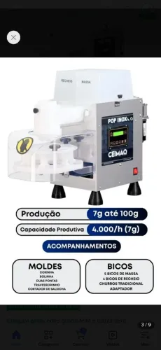 Máquina de fazer salgado