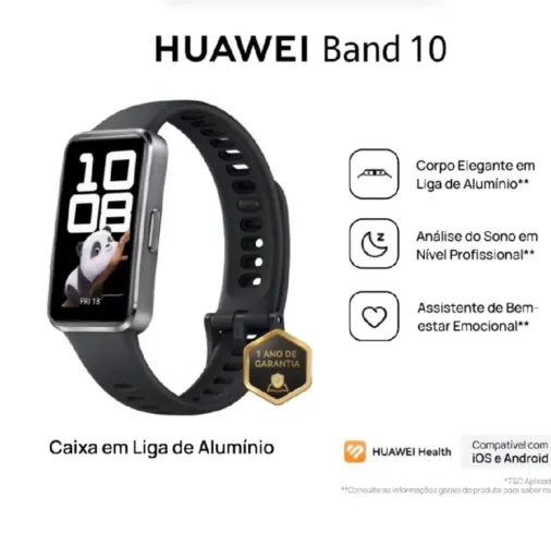 Huawei Band 10 na caixa!