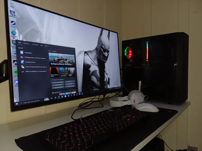 Pc gamer completo rx5500xt e i5 27pol