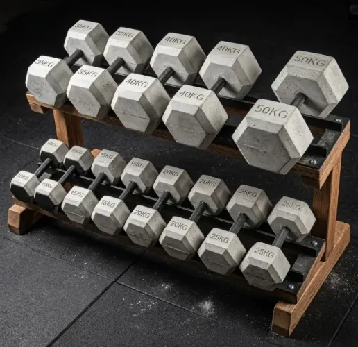 Kit de Halteres (2 de cada: 10, 15, 20, 25, 30, 40 e 50 kg)