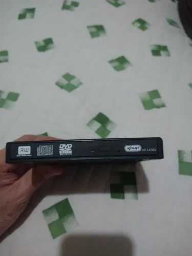 Gravador Externo CD / DVD Knup KP-LE303 USB 3.0