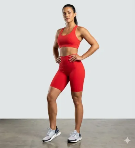 Bermuda Fit Kaisan Nova Sem Uso Vermelha