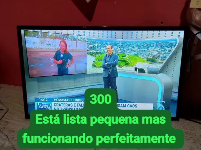 Tv 32 polegadas não é smart está aparecendo lista mesmo assim funciona perfeitamente
