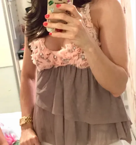 Blusa tecido fino (tule) 