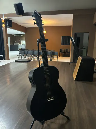 Violão eletroacústico Strinberg Forest FS4D para destros cor tabaco