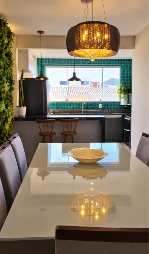 Vendo lustre pendente moderno de luxo em cristal (grande)