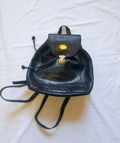 Bolsa Mochila de couro