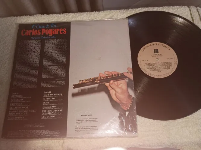 Disco vinil Carlos Poyares interpretando Roberto Carlos