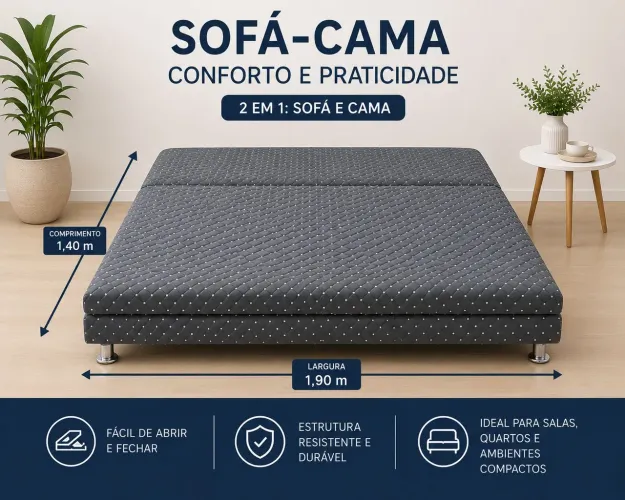 Sofá Cama Compacto