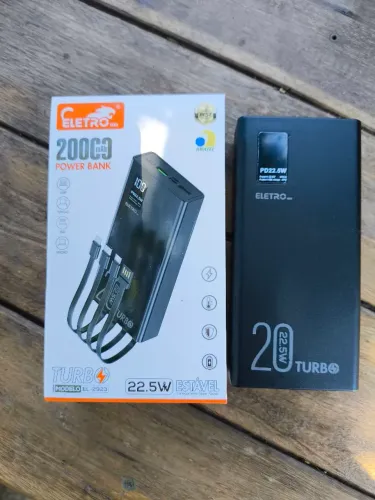 Entrega grátis. Power bank- EletroMex 20.000mah
