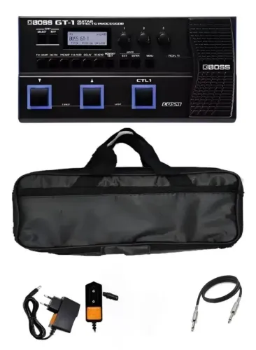 Pedaleira Boss Gt-1 original Boss Gt-1 com capa+fonte+cabo