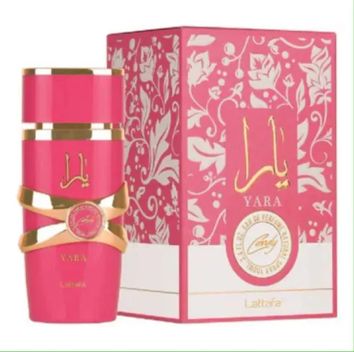Perfume Árabe Yara Lattafa Candy Perfume Doce de 100ml