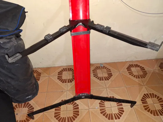 Estante Stay Torre 1300/02 Vermelha para 2 Teclados + Bag