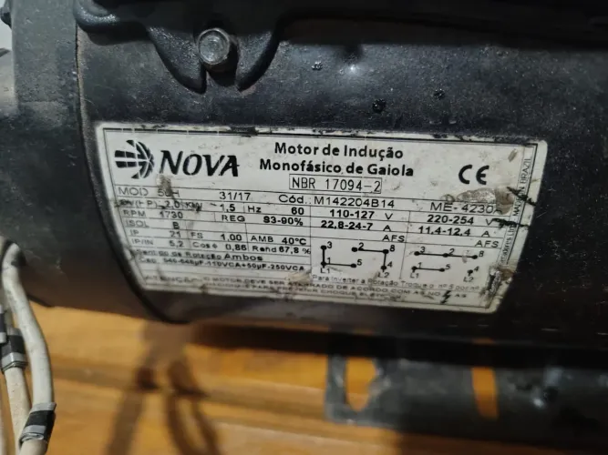 Motor de betoneira