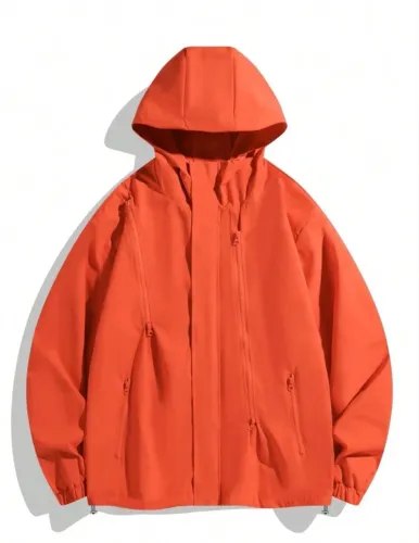Jaqueta Corta Vento Casual Manfinity Homme - Laranja (Tamanho GG) - NUNCA USADA!