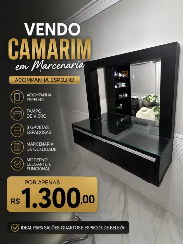 *VENDO MÓVEIS PARA SALÃO EM PERFEITO ESTADO*