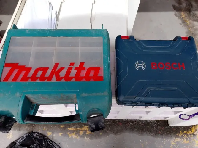 Caixa original da Bosch e Makita
