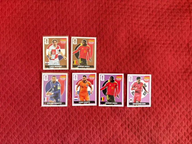 Lote figurinha extra sticker legendes