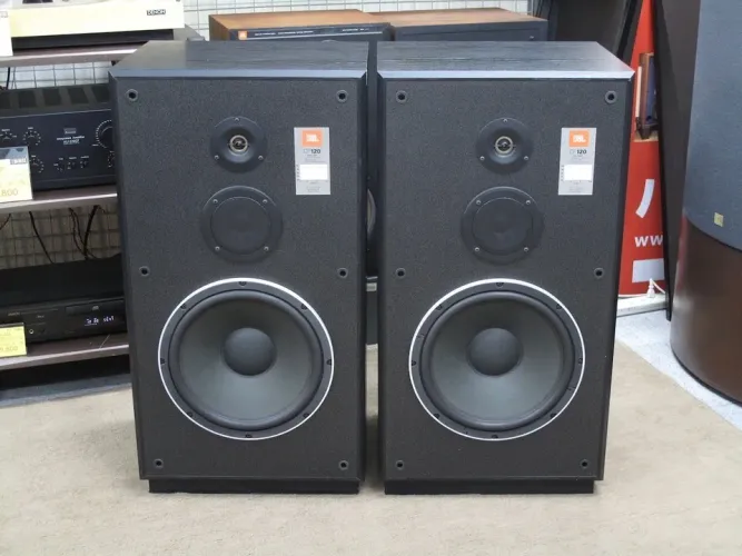 Par de caixas de som vintage jbl cf 120 raras em excelente estado