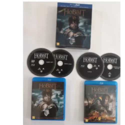 O Hobbit A Batalha Dos Cinco Exércitos Blu-ray 3d + Blu-ray (Usado)