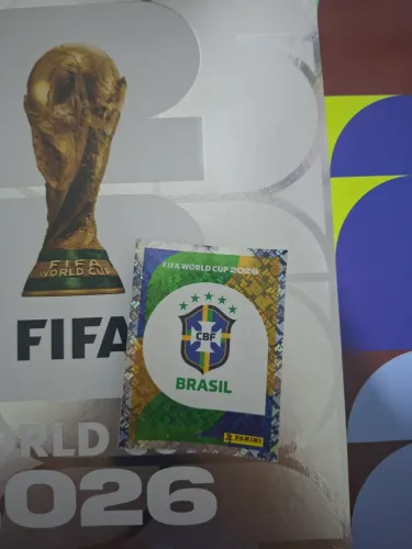 Brilhante do brasil, figurinha da copa do mundo
