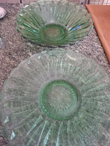 Fruteira antiga 2 peças