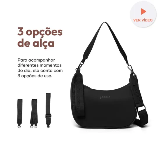 Bolsa Essentials Gocase - Preta