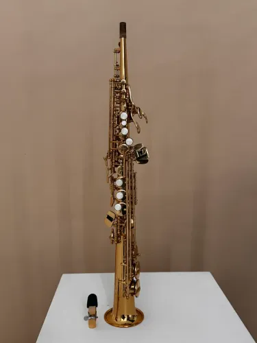 Sax Soprano Yamaha YSS-475 - Fabricação Japonesa | Excelente Timbre e Performance