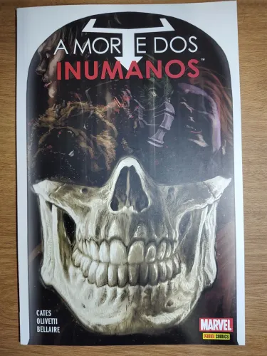 Marvel Comics editora Panini A Morte dos Inumanos 120 páginas Capa Cartão excelente