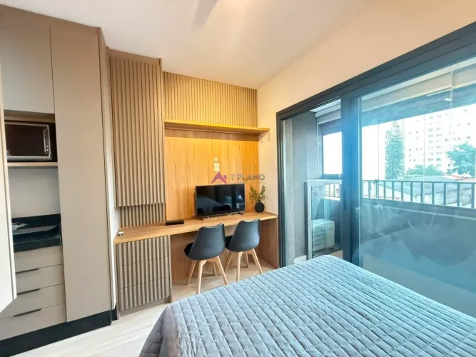 Studio Mobiliado para Locação na Vila Clementino, 26m², Próximo ao Metrô e com Lazer